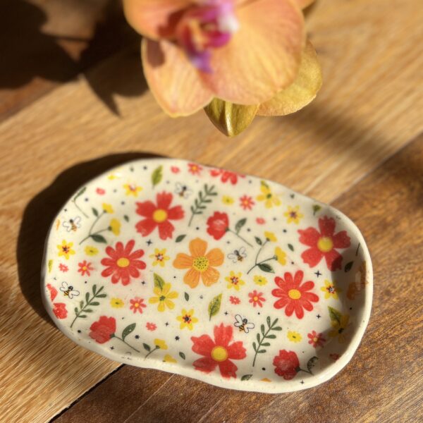 Wild Flower Trinket Dish