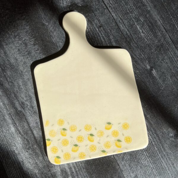 Cheese Tray With Lemon Design - Image 2