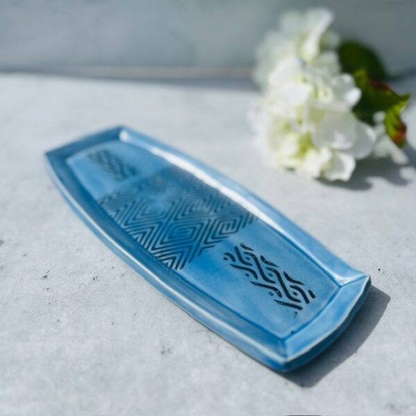 Blue Appetizer Plate - Image 2