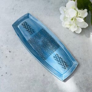 Blue Appetizer Plate